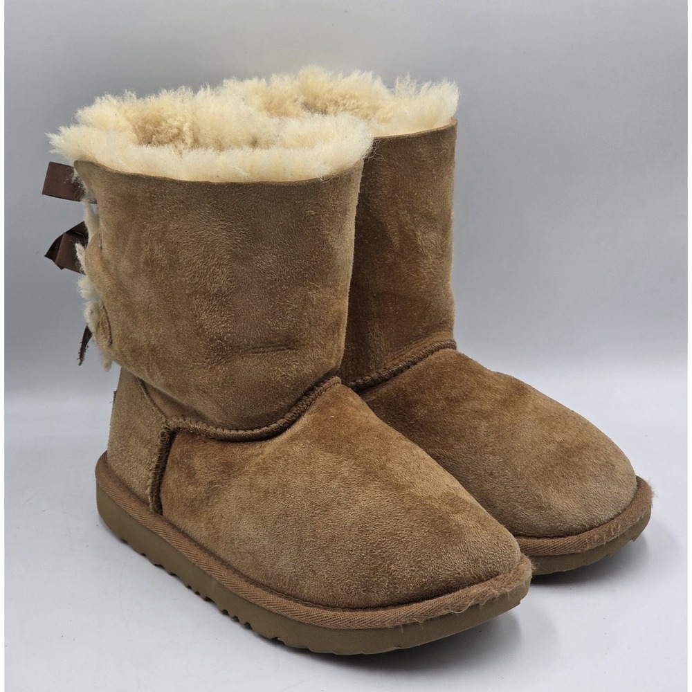 UGG Bailey Bow II 1017394K Chestnut Boots Kids GS 3 Womens 5
